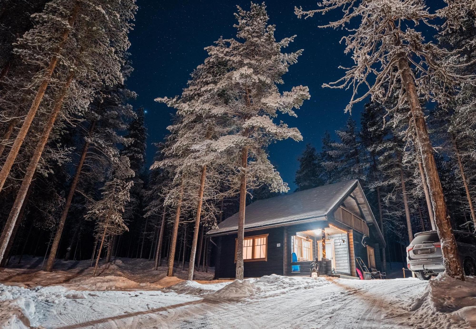 Pyhae Saukonpiilo Villa Pelkosenniemi ภายนอก รูปภาพ